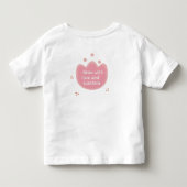 花の名言 トドラーTシャツ (裏面)
