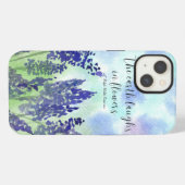 花の名言iPhoneケース iPhoneケース (裏面横)