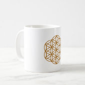 花の命金ゴールド2 コーヒーマグカップ (正面左)