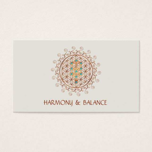 花の命，木の命，カバラ，セピロス (正面)