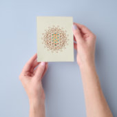 花の命，木の命，カバラ，セピロス チラシ (手)