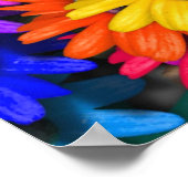 花の咲くビーグルポスター ポスター (角)