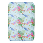 花の咲くヘロン鳥 バスマット (正面縦)