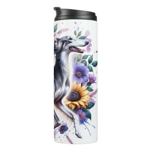 花の咲く優雅さの中のサルキ タンブラー (回転右)