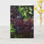 花の咲く枝 カード (黄色い花)