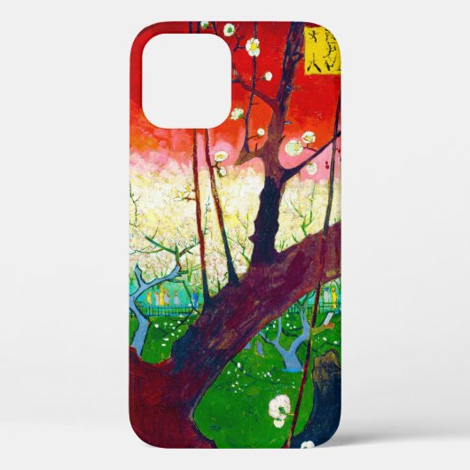 花の咲く梅の木(広重の模作) Case-Mate iPhoneケース (裏面)