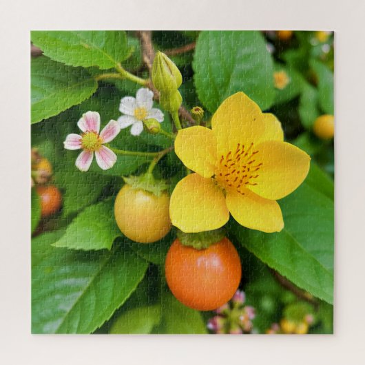 花の咲く植物 ジグソーパズル (縦)
