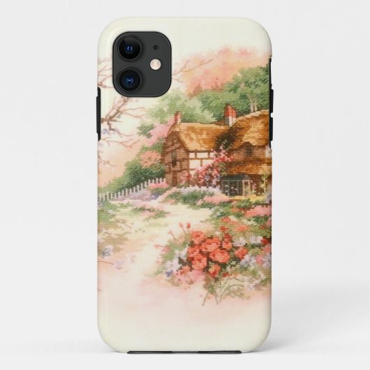 花の咲く田舎の別荘 Case-Mate iPhoneケース (裏面)
