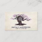 花の咲く花の木 名刺 (正面)