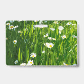 花の咲く草原 バッジ (裏面)