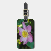 花の咲く蓮の花（インドネシア） ラゲッジタグ (正面縦)