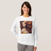 花の咲く豪華さ:花の探索フェスティバル Tシャツ (正面フル)