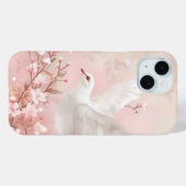 花の咲く静かな鳩カラーフォンケース Case-Mate iPhoneケース (裏面 (横))