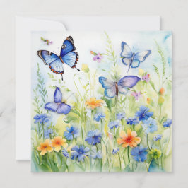 花の喜び：魅惑の庭の誕生日カード