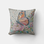 花の囁き – モザイクアート クッション (正面)