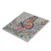 花の囁き – モザイクアート タイル (側面)