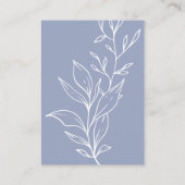 花の囲結婚いカード エンクロージャーカード (裏面)