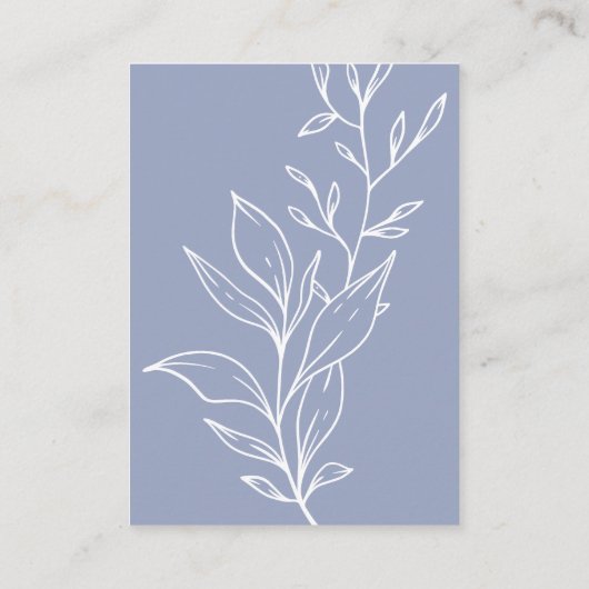 花の囲結婚いカード エンクロージャーカード (裏面)