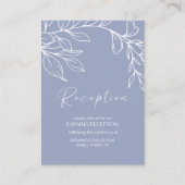 花の囲結婚いカード エンクロージャーカード (正面)