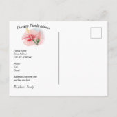 花の国に引っ越しました 新住所 案内ポストカード (裏面)