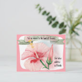 花の国に引っ越しました 新住所 案内ポストカード (スタンド正面)