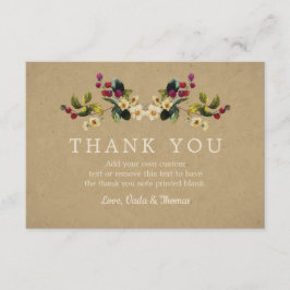 花の国のサンキューカード サンキューカード