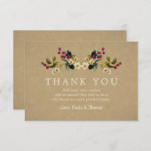 花の国のサンキューカード サンキューカード (正面/裏面)