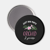 花の園芸を約束するランおもしろいドをもう一つ マグネット (正面/裏面)