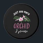 花の園芸を約束するランおもしろいドをもう一つ マグネット<br><div class="desc">もう一つだけ蘭を約束する。蘭おもしろいや庭園で美しい花を育てるのが大好きな人のための、かわいい甘いフローラデザイン。複数のカッコいい蘭コレクションを持つ庭師のためのピンクの蘭の花の商品。国立蘭祝の日に最適。家族素晴らしや友人のためのクリスマスプレゼントと誕生日プレゼント。</div>