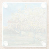 花の園 | ビンセント・ヴァン・ゴッホ ガラスコースター (裏面)