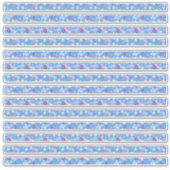 花の境界 花と自転車 シール (正面)