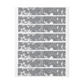 花の壁紙2 ラップアラウンドラベル (シート)