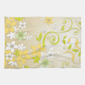 花の壁紙3 キッチンタオル (横)