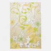 花の壁紙3 キッチンタオル (縦)