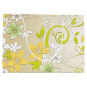 花の壁紙3 ラージペーパーバッグ (裏面)