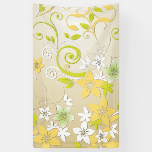 花の壁紙3 横断幕 (縦)