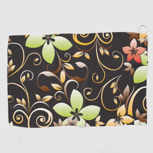 花の壁紙4 ゴルフタオル (横)