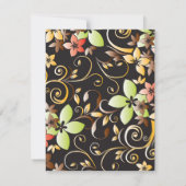 花の壁紙4 ノートカード (裏面)