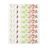 花の壁紙5 ラップアラウンドラベル (シート)