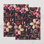 花の壁紙7 ノートカード (正面/裏面)