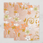 花の壁紙8 サンキューカード (正面/裏面)