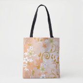 花の壁紙8 トートバッグ (正面)