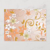 花の壁紙8 ポストカード (裏面)