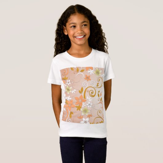 花の壁紙8 Tシャツ (正面フル)