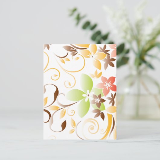 花の壁紙 5 ポストカード (スタンド正面)