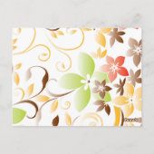 花の壁紙 5 ポストカード (裏面)