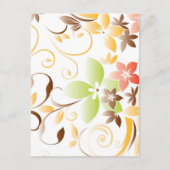 花の壁紙 5 ポストカード (正面)