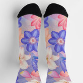 花の壁 ソックス (上部)