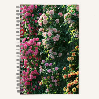 花の壁 ノートブック