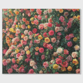 花の壁 ラッピングペーパー (フラット)